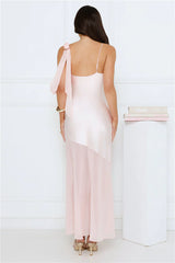 Proposal Satin Maxi Dress Pink