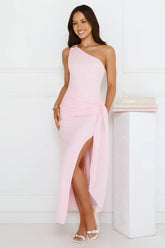 Tidal Dream One Shoulder Maxi Dress
