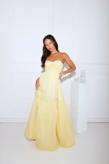 Unforgettable Style Strapless Maxi Dress