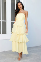 Wedding Adventure Strapless Maxi Dress